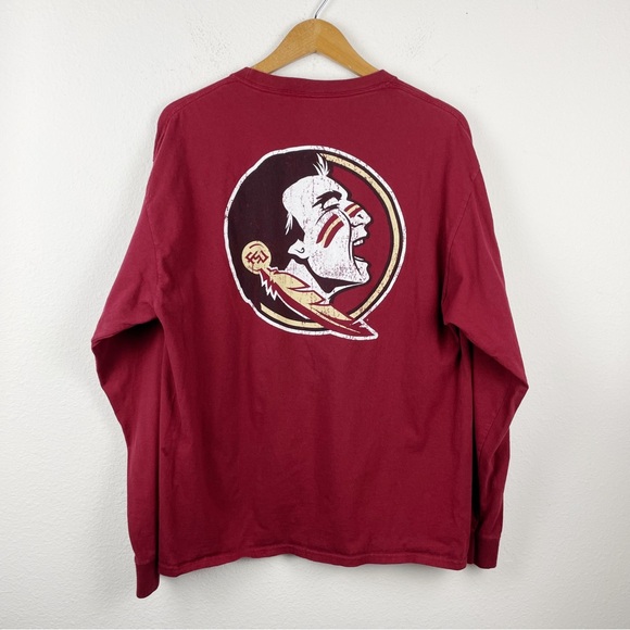 Vintage FSU Florida State Seminoles Oversized Long Sleeve Shirt - Picture 2 of 4